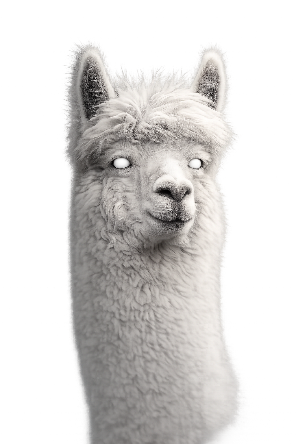 Mascote alpaca do Auppaca